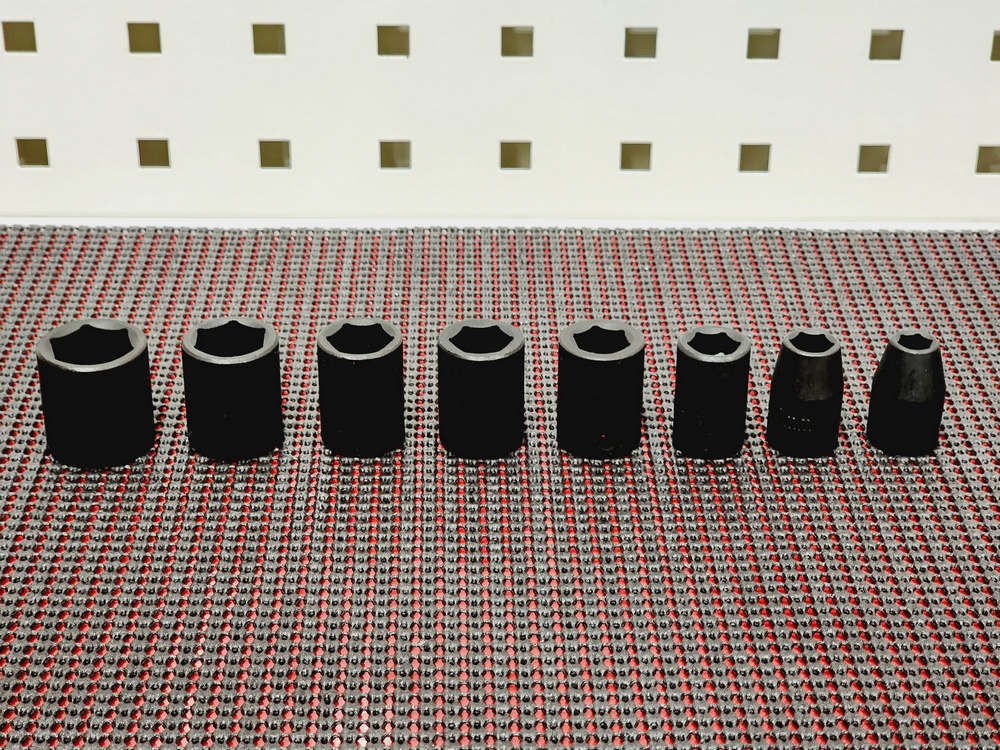 3/8" dr. SAE impact socket 8 pc set